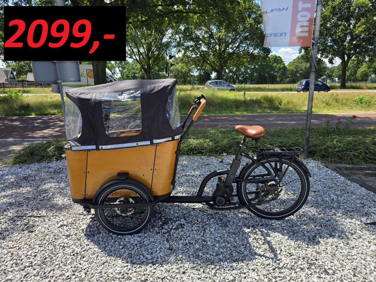 Bakfiets elektrische bakfiets cargobike hondenbakfiets