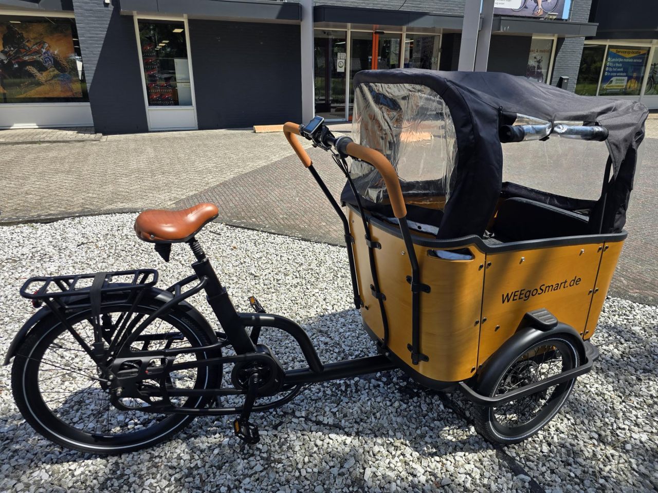 Bakfiets elektrische bakfiets cargobike hondenbakfiets