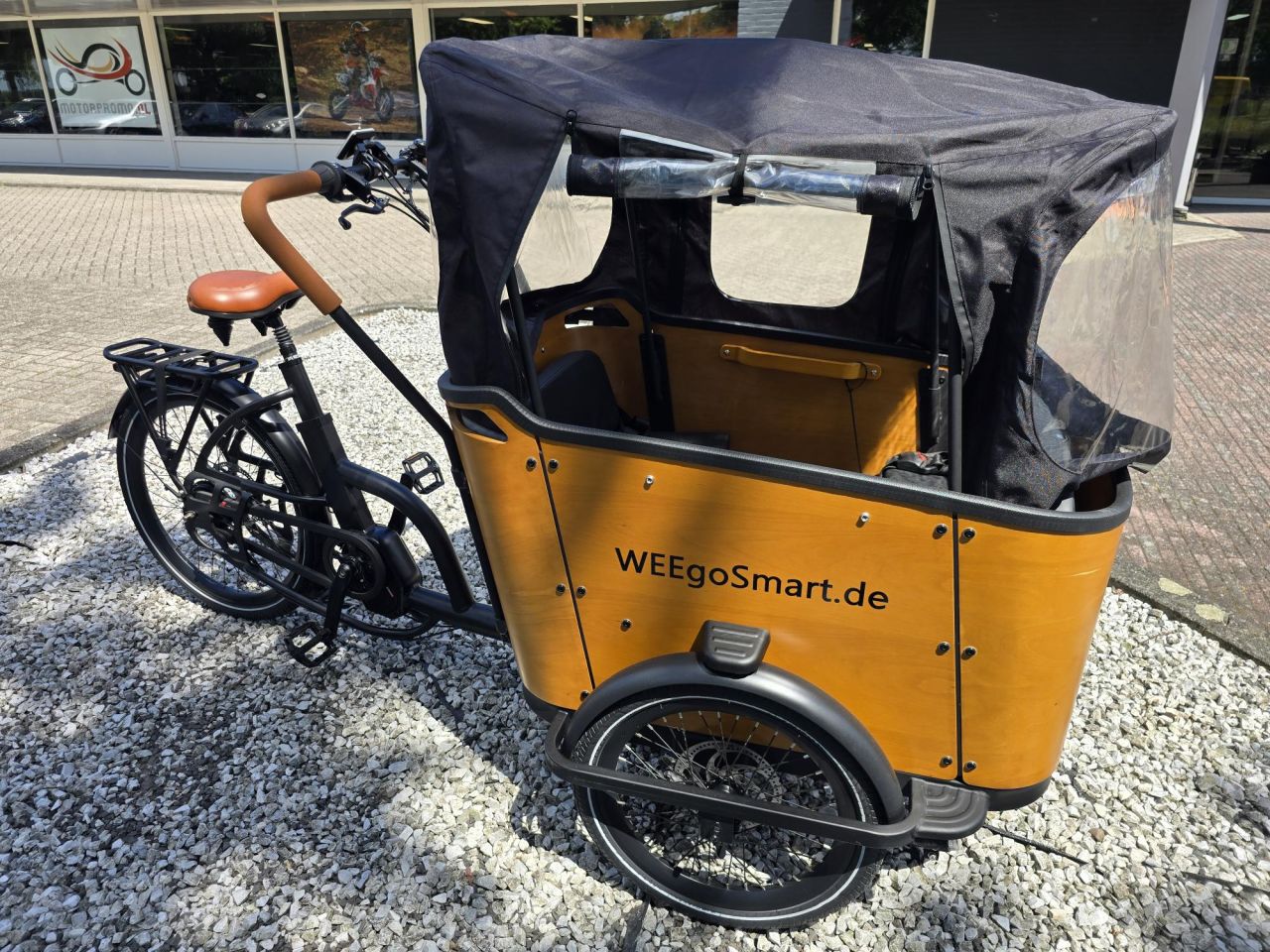 Bakfiets elektrische bakfiets cargobike hondenbakfiets