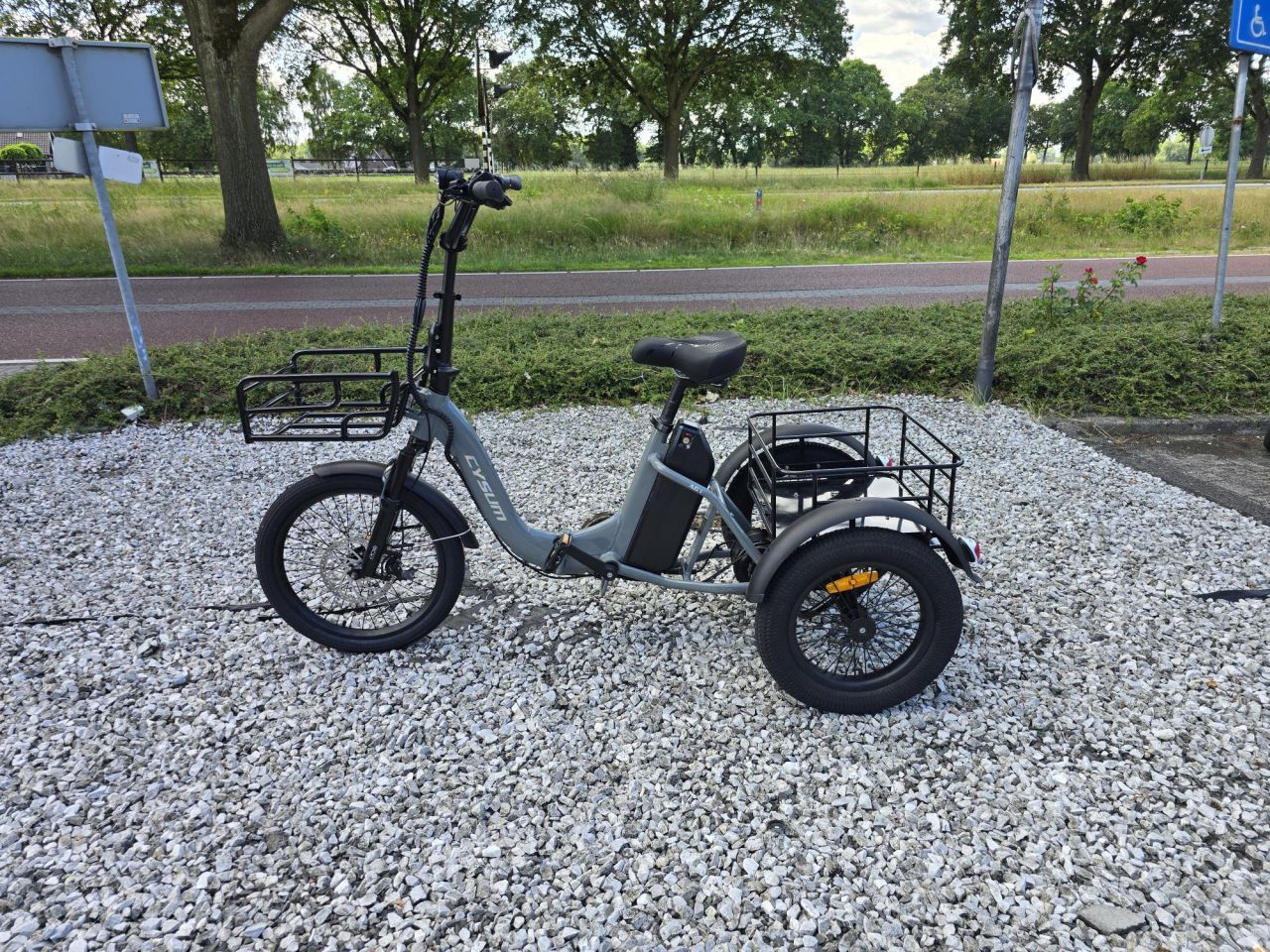 Elektrische driewielers van raam pfautec ebike senioren fiets