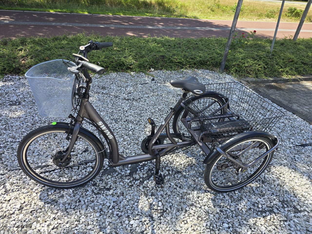 Elektrische driewielers van raam pfautec ebike senioren fiets