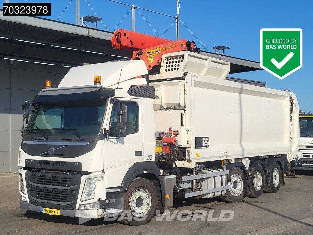 Volvo FM FM 420 8X2 NL-truck APK Palfinger PK 23501 W Crane Lift + Steering axle Euro 6