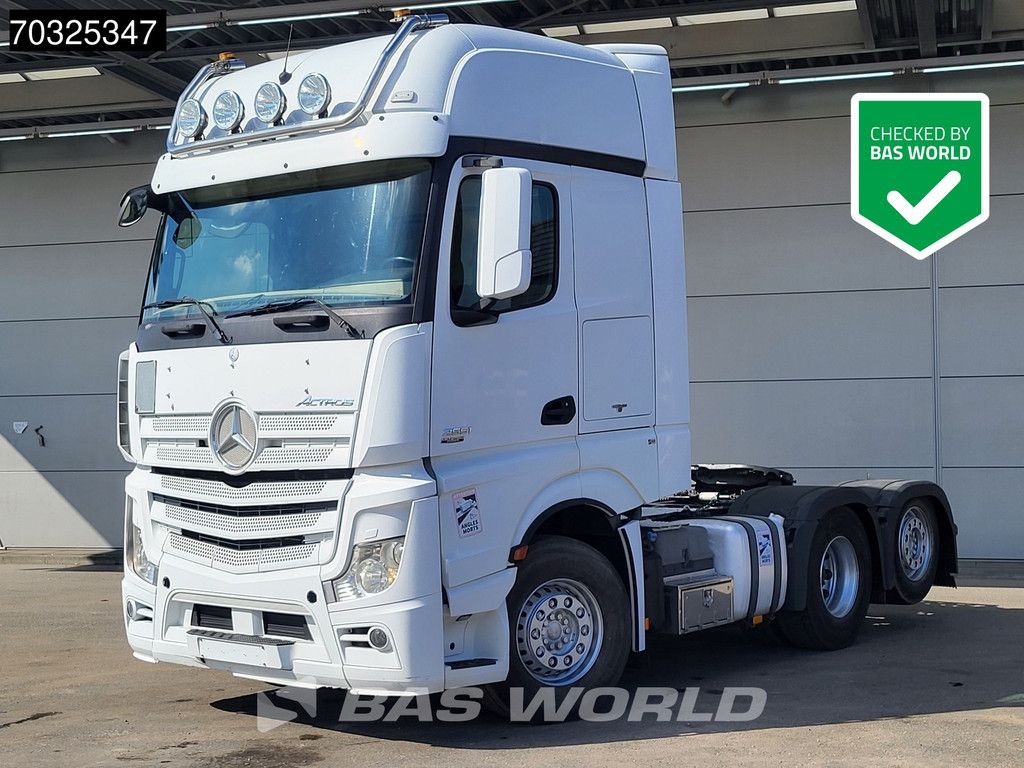 Mercedes Actros Actros 2551 6X2 GigaSpace Retarder 2x Tanks Standklima Hydraulik Liftachse