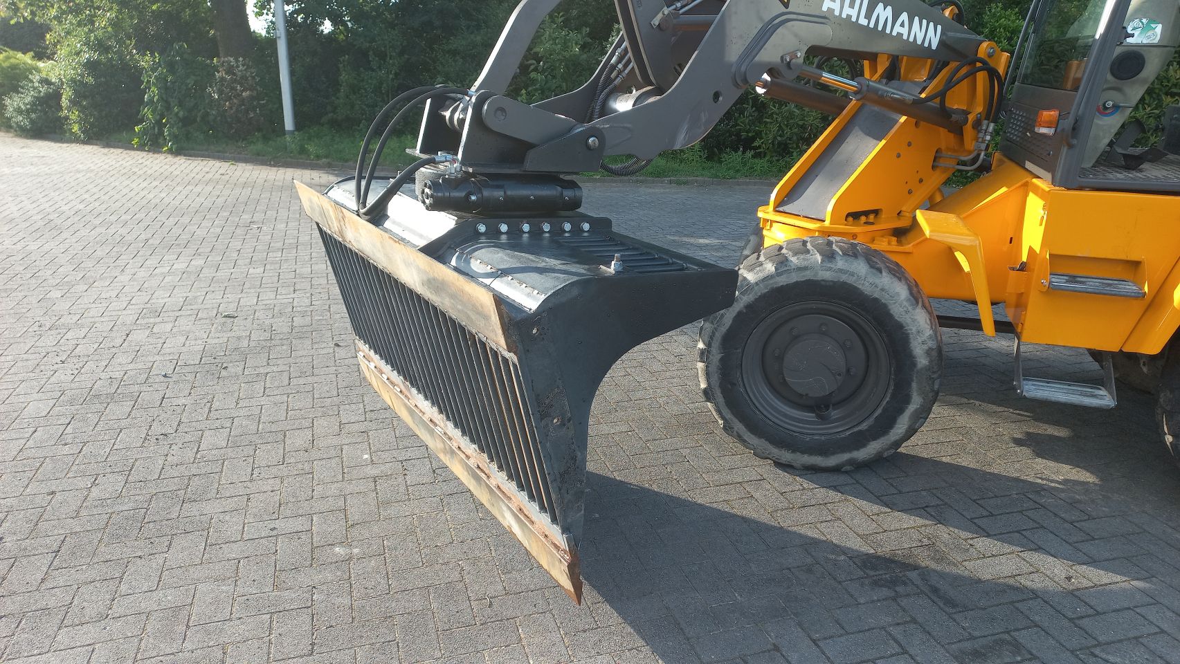 Puinbak vlakraam