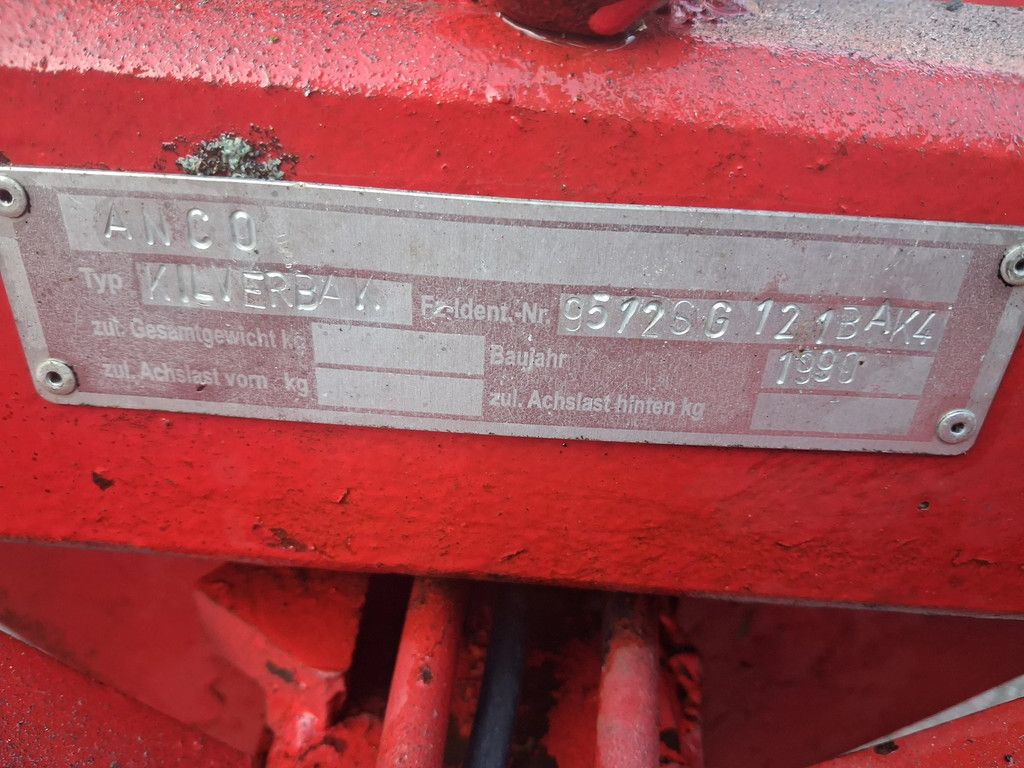 Zelfbouw Kilverbak/schuif 3m tot 4.5 m werkbreedte