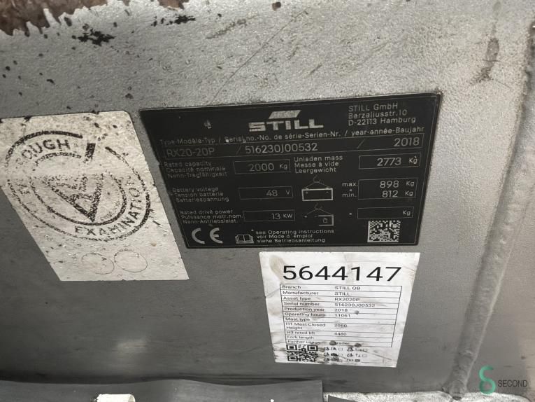 Gabelstapler Elektrisch Still RX20-20P 2018