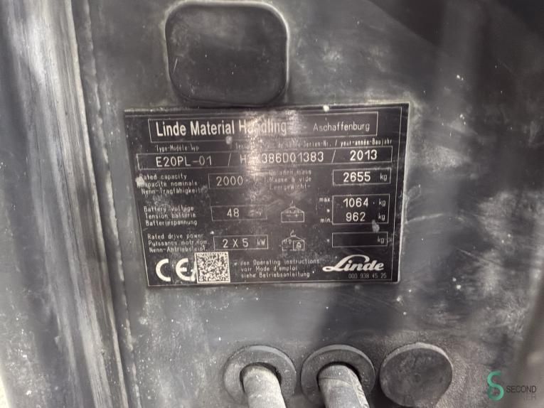 Forklifts Electric Linde E20PL 2013