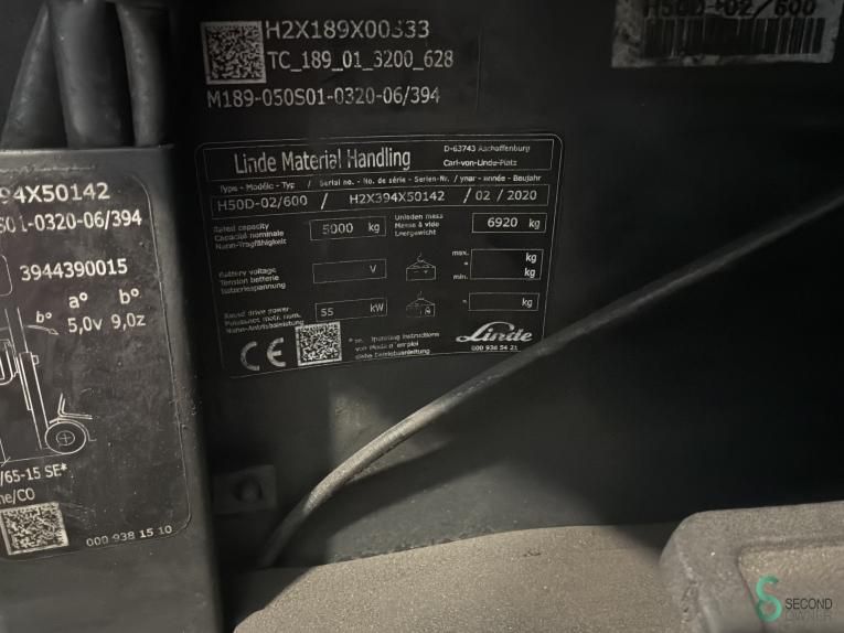 Gabelstapler Diesel Linde H50/600D (394_2) 2020