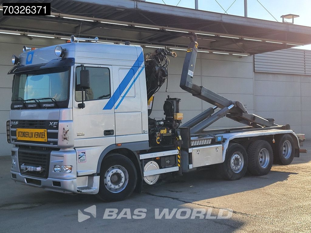 DAF XF95.430 8X2 PM21 S Crane 5x Extensions Manual Gearbox Hook Euro 3