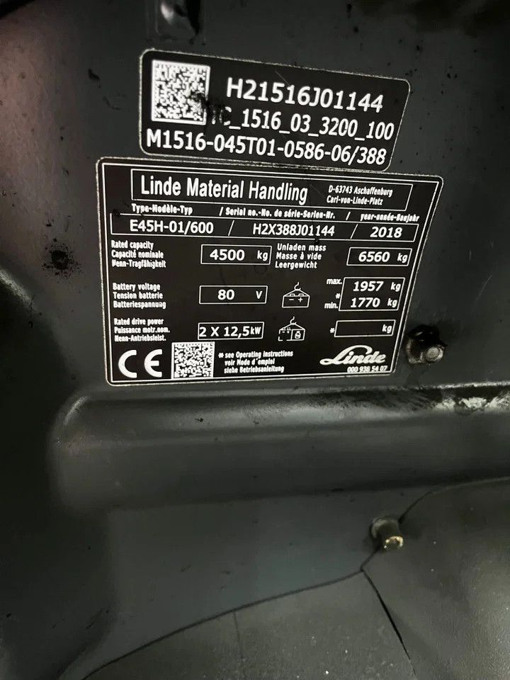 Linde E45H-01/600 E45H-01/600