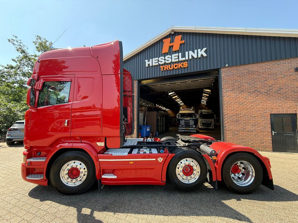 Scania R580 V8 6x2 Full Air Alcoa 2x tank NL Truck