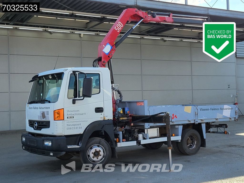 Nissan Atleon Atleon 95.19 4X2 HMF 503 K1 Crane kran 4m3 tipper Manual Euro 4