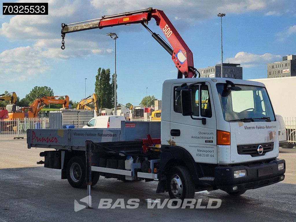 Nissan Atleon Atleon 95.19 4X2 HMF 503 K1 Crane kran 4m3 tipper Manual Euro 4