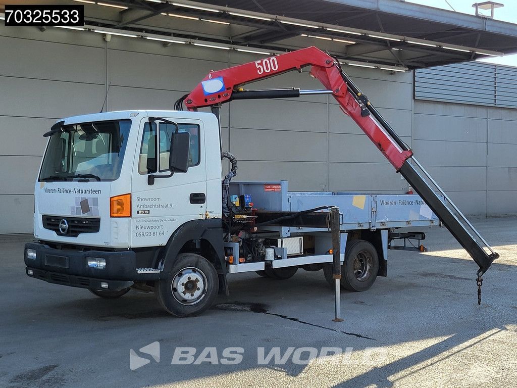 Nissan Atleon Atleon 95.19 4X2 HMF 503 K1 Crane kran 4m3 tipper Manual Euro 4