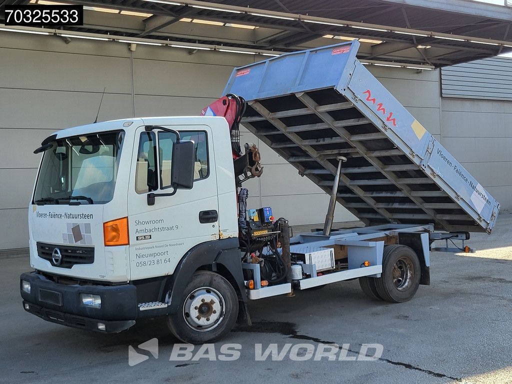 Nissan Atleon Atleon 95.19 4X2 HMF 503 K1 Crane kran 4m3 tipper Manual Euro 4