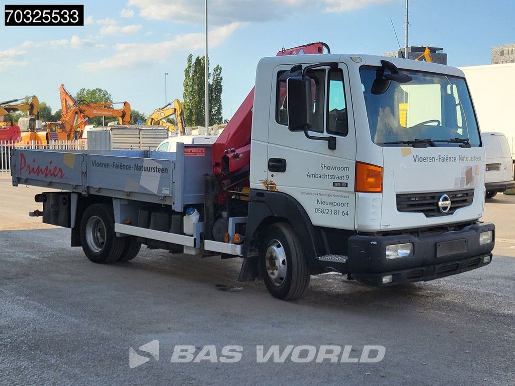 Nissan Atleon Atleon 95.19 4X2 HMF 503 K1 Crane kran 4m3 tipper Manual Euro 4