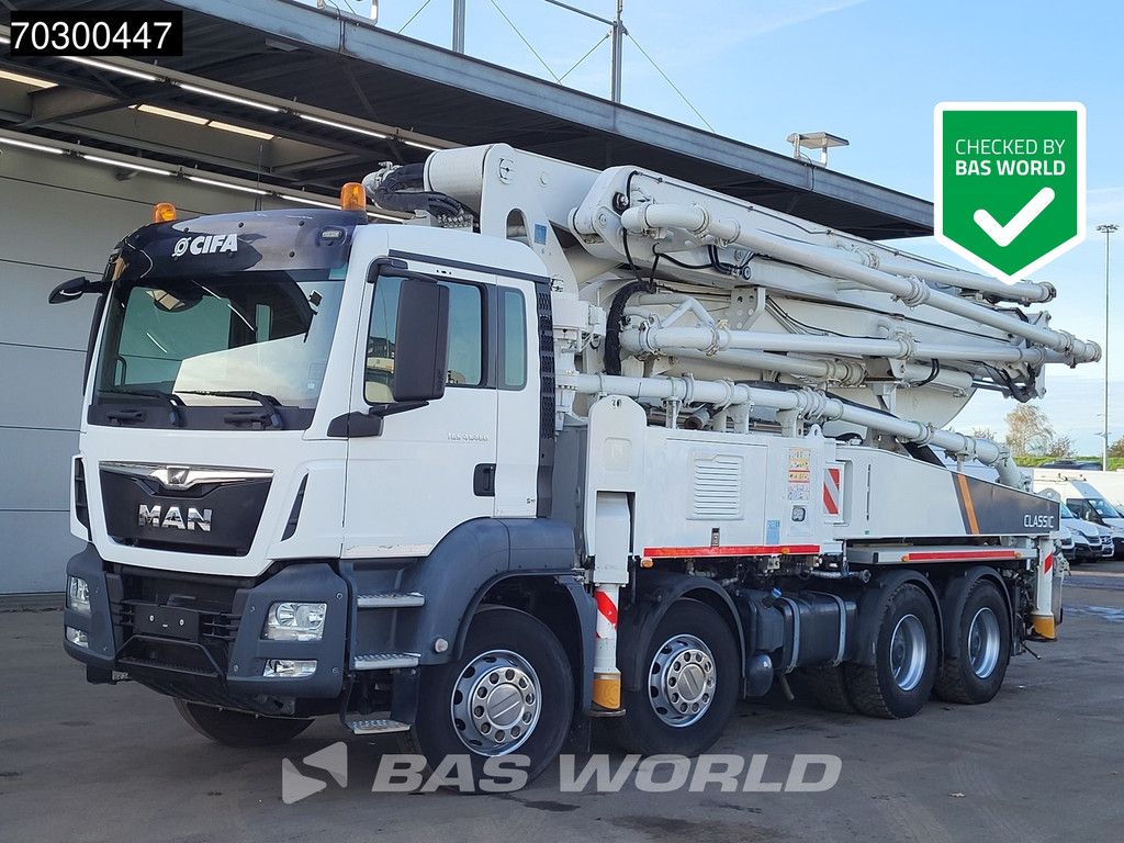 MAN TGS 41.460 8X4 CIFA K40C-PU1607 Pump 935hours! Big-Axle Steelsuspension Euro 6