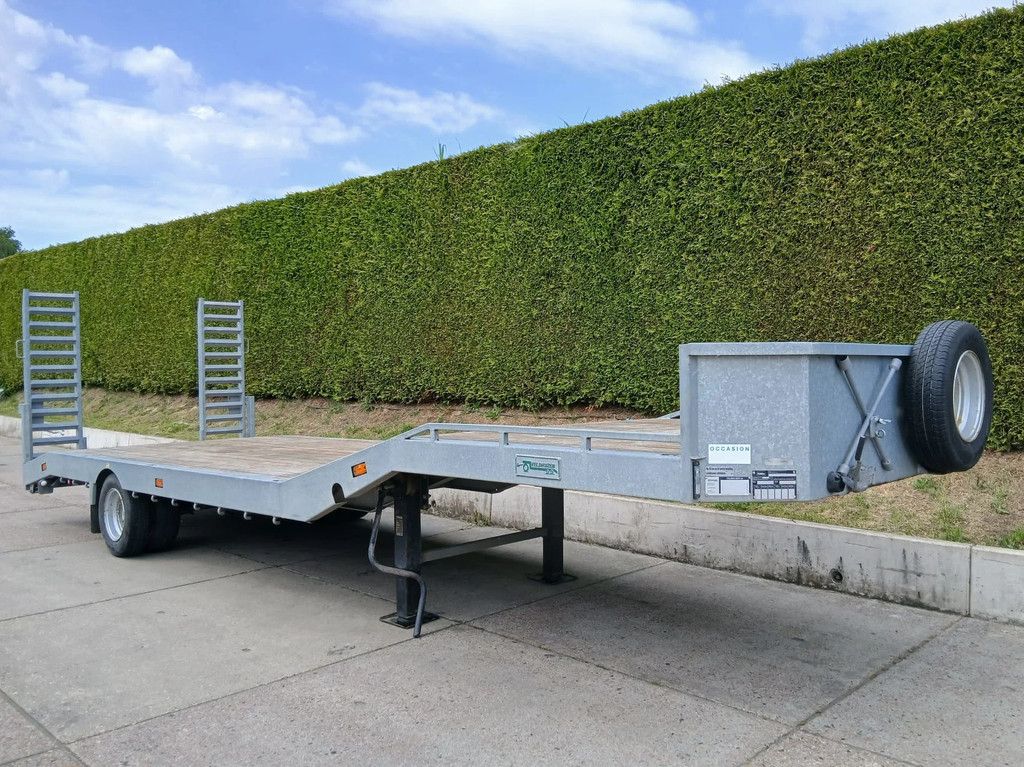 Veldhuizen 5,0-tons Semi-dieplader oplegger 7,5 m.