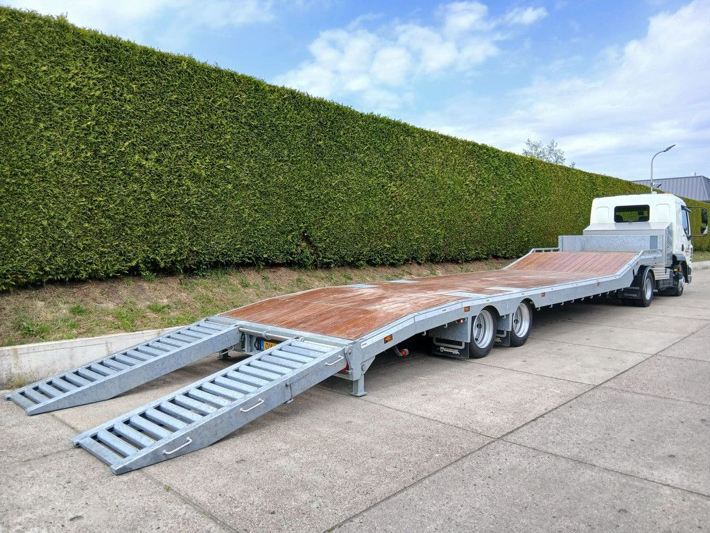 DAF XB 210 trekker / semi-dieplader oplegger 10,5 m.
