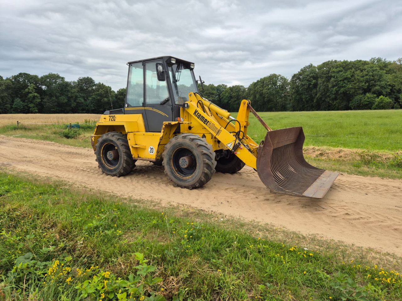 Kramer 720 wiellader Shovel 4x4x4