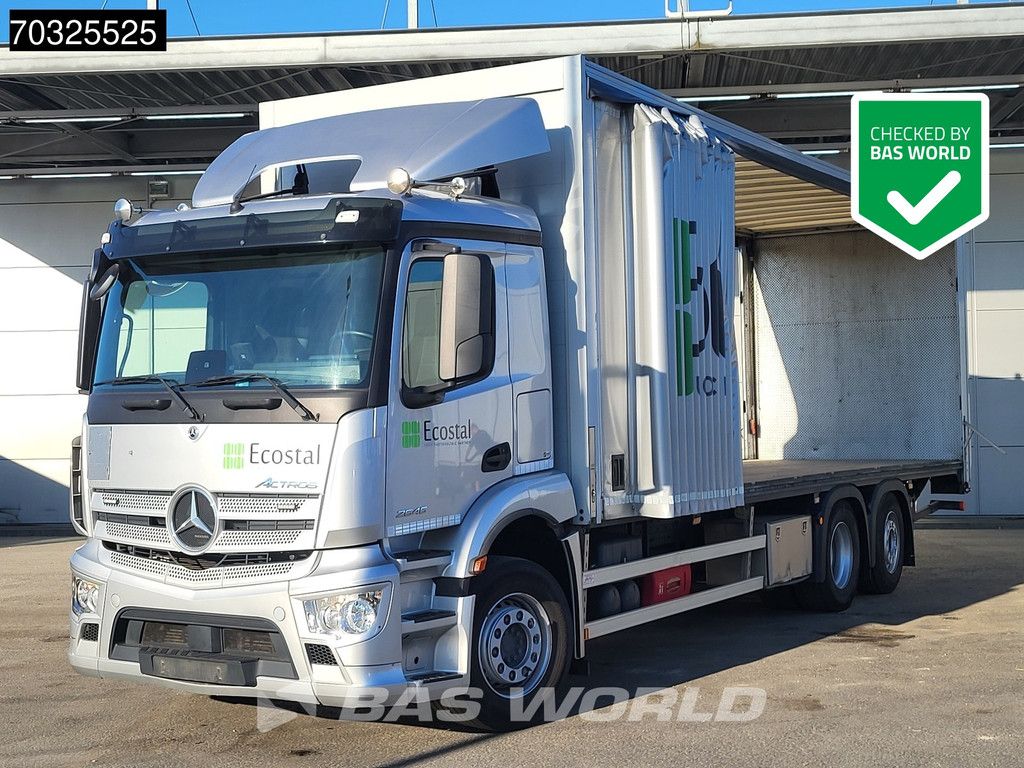 Mercedes Actros Actros 2646 6X2 Curtainsides 3000kg Ladebordwand Air suspension Automatic Euro 6