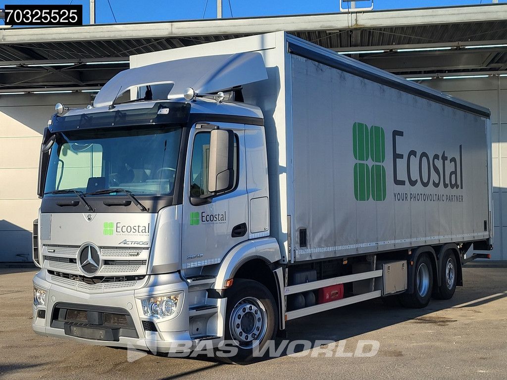 Mercedes Actros Actros 2646 6X2 Curtainsides 3000kg Ladebordwand Air suspension Automatic Euro 6