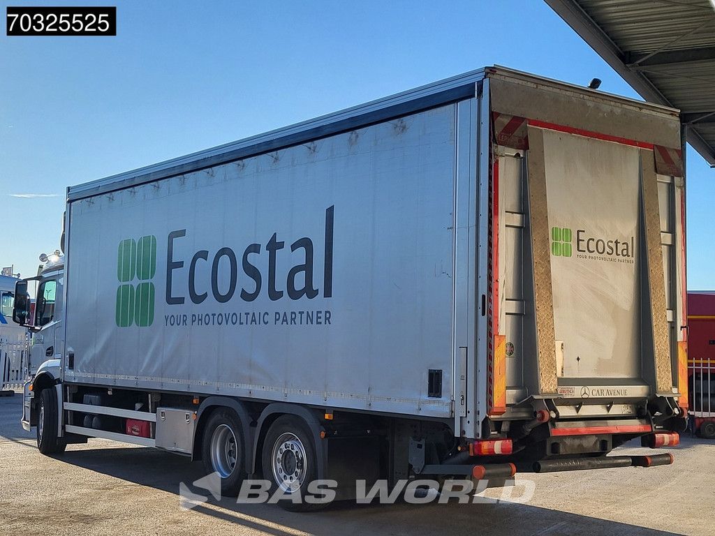 Mercedes Actros Actros 2646 6X2 Curtainsides 3000kg Ladebordwand Air suspension Automatic Euro 6