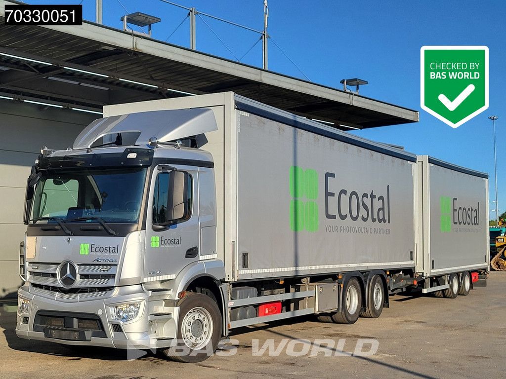 Mercedes Actros Actros 2646 6X2 Curtainsides Combi 3000kg Ladebordwand Automatic Engine brake Euro 6