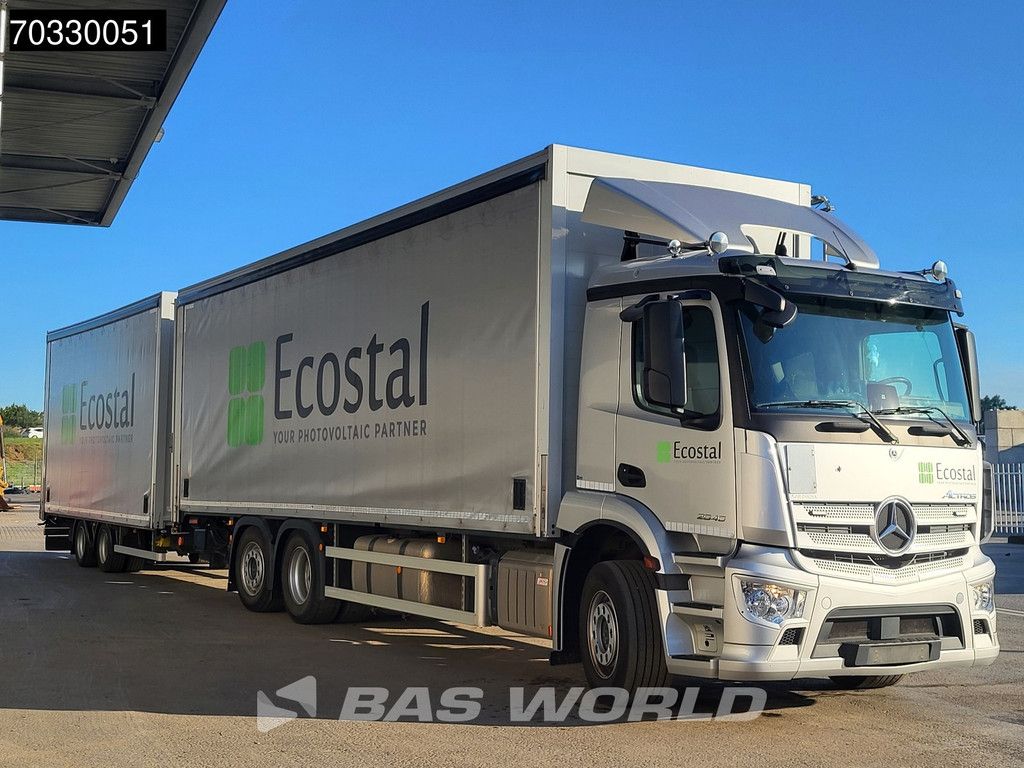Mercedes Actros Actros 2646 6X2 Curtainsides Combi 3000kg Ladebordwand Automatic Engine brake Euro 6