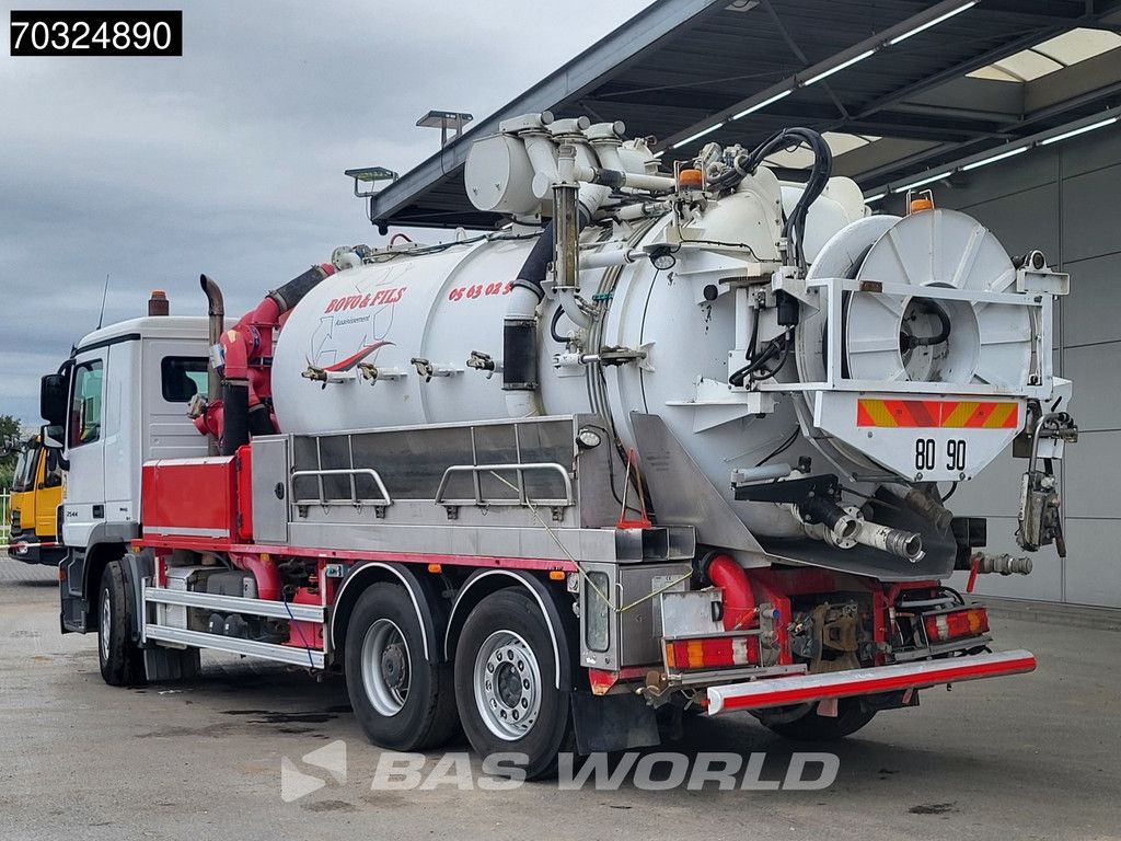 Mercedes Actros 2544 6X2 Vacuum truck Saug und druck Aufbau Semi-Automatic Euro 5