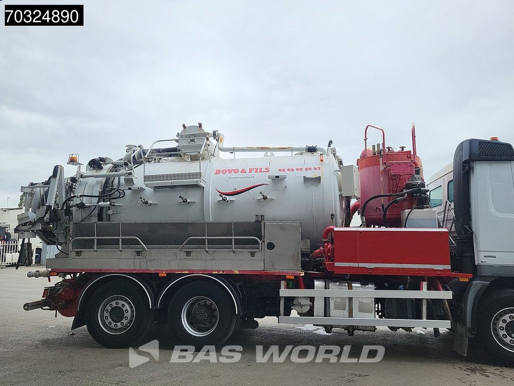 Mercedes Actros 2544 6X2 Vacuum truck Saug und druck Aufbau Semi-Automatic Euro 5