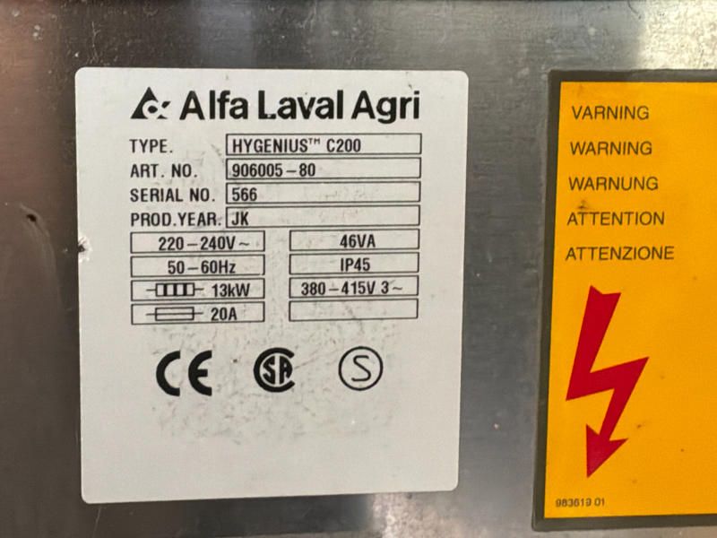 DeLaval Hygenius C200 Reinigungsautomat