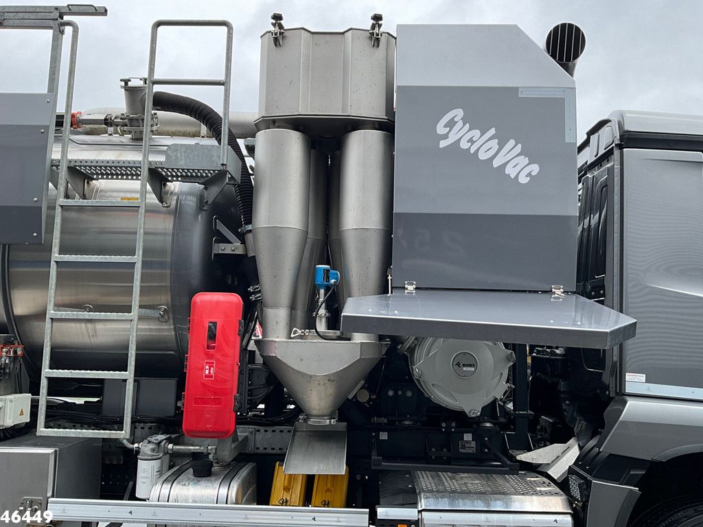 Mercedes-Benz Arocs 2643 6x4 Koks Cyclovac Vacuum Droge stoffen RVS opbouw