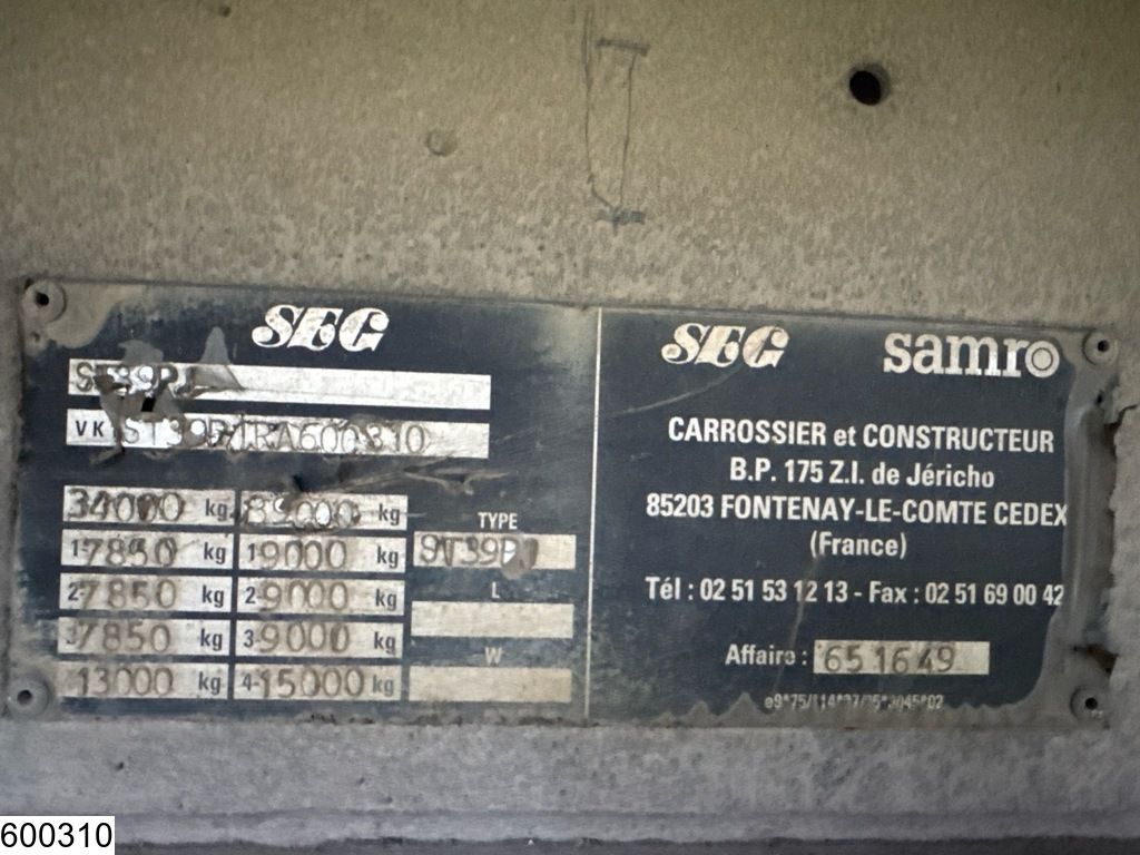 Samro gesloten bak