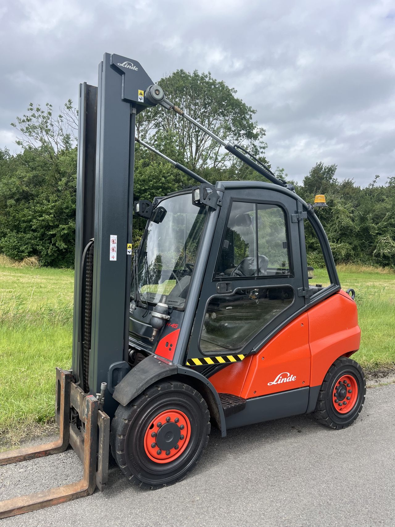 Linde H45D diesel heftruck triplo 4 functie’s