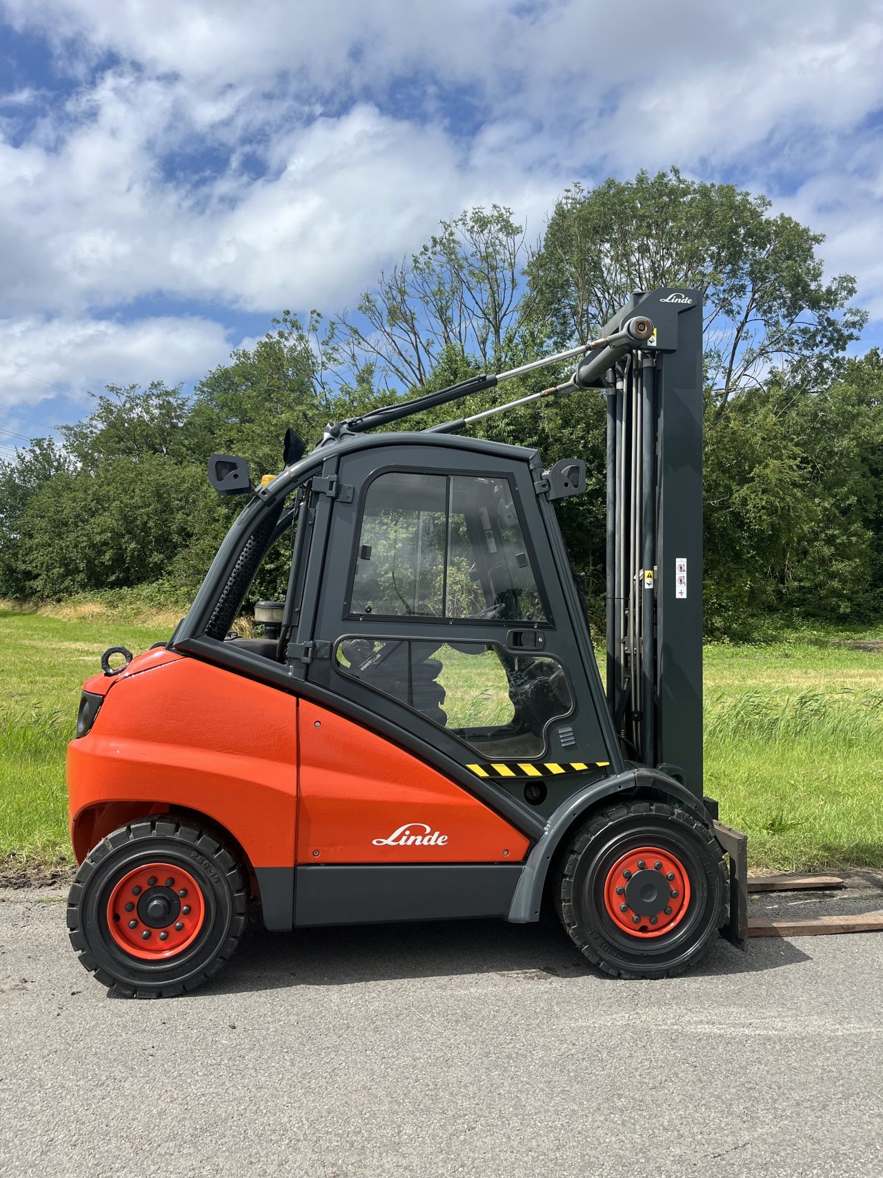 Linde H45D diesel heftruck triplo 4 functie’s