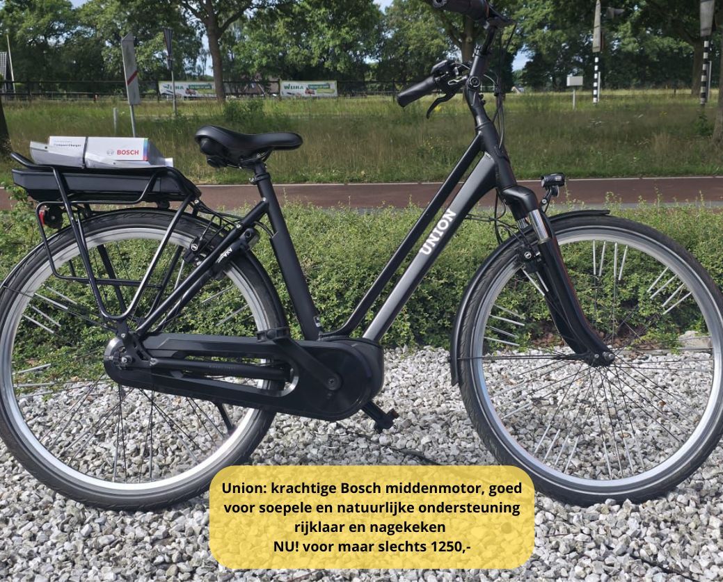 Elektrische fiets damesfiets herenfiets middenmotor
