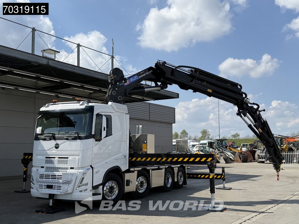 Volvo FH 500 8X2 NEW! HMF9520 K6 + JIB K6 Crane Kran + fifth wheel VEB+