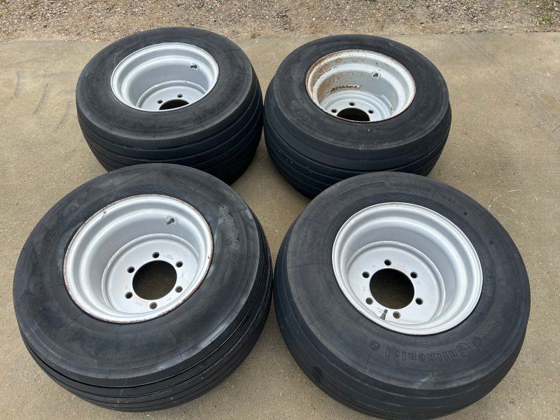 Continental 4 Kompletträder mit Reifen 19.0/45-17 auf 6-Loch ET0 Felgen