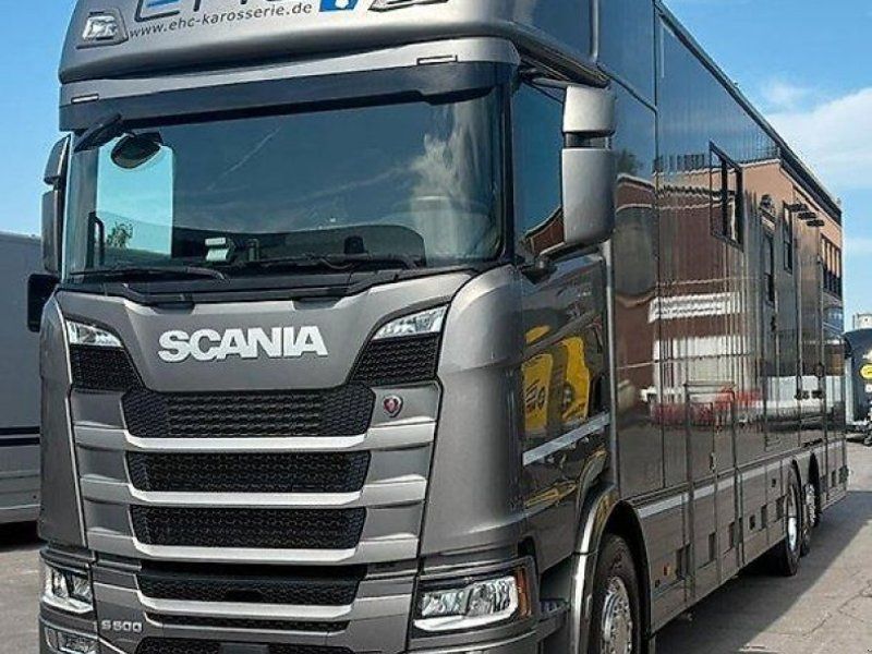 Scania S500 Pferdeer LKW EHC 5 Pferde Wohnabteil POP OUT