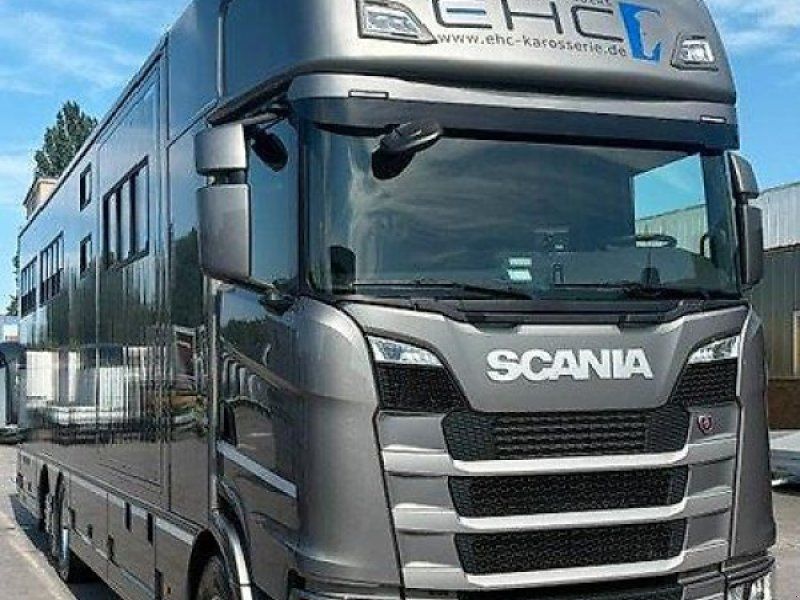 Scania S500 Pferdeer LKW EHC 5 Pferde Wohnabteil POP OUT