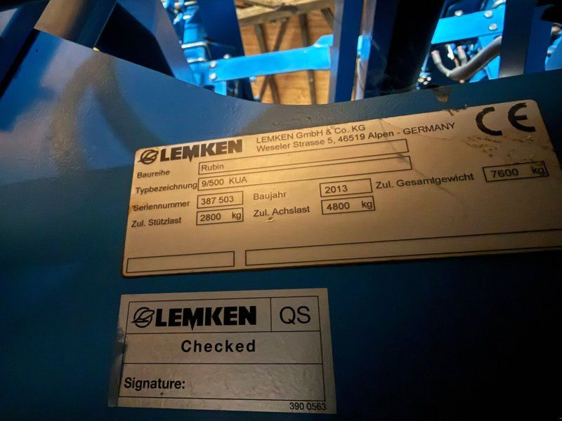 Lemken Rubin 9/500 KUA