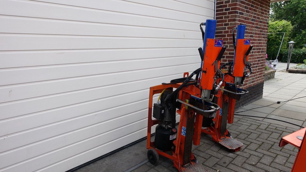 2x Baldor A9 kloofmachine Nieuwe Hydrauliek cilinder