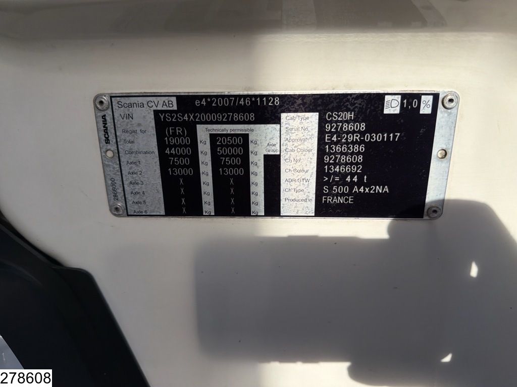 Scania S 500 EURO 6d, Retarder, Standairco