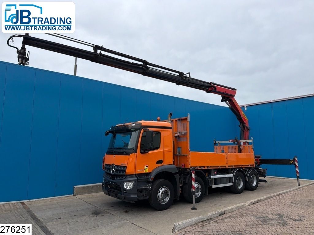Mercedes Actros 2636 8x4, EURO 6, Palfinger, PTO