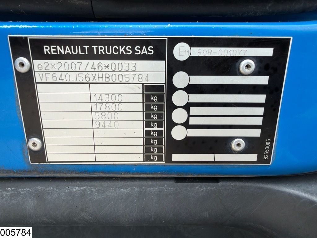 Renault D14 210 EURO 6, Dhollandia