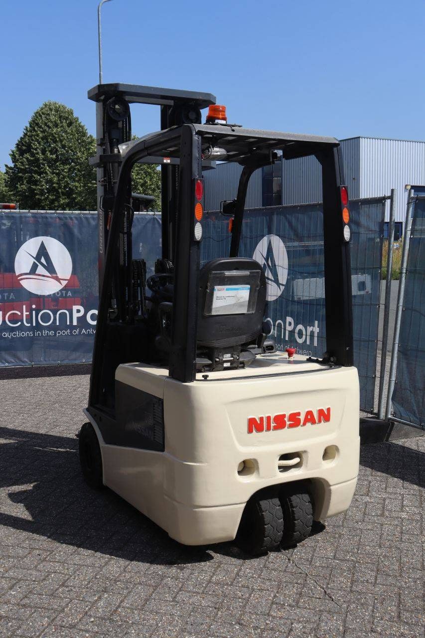 Nissan A1N1L18Q Elektro-Gabelstapler, 950 kg, 5,75 m, Baujahr 2012