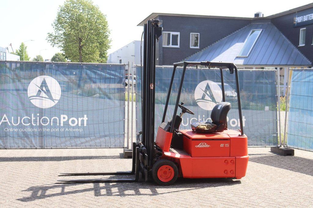 Linde E15 Elektrogabelstapler 1500 kg 1990