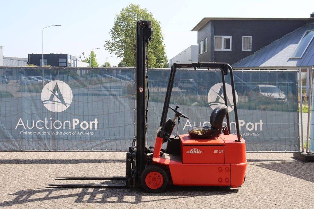 Linde E15 Elektrogabelstapler 1500 kg 1990