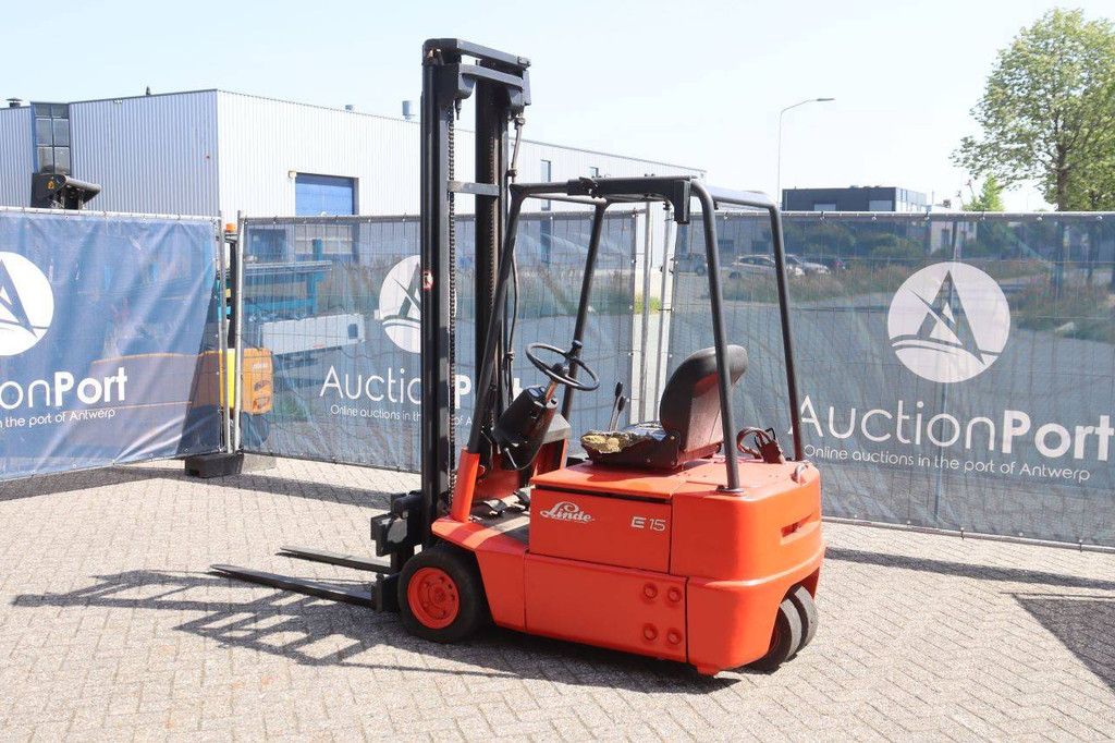 Linde E15 Elektrogabelstapler 1500 kg 1990